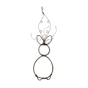 Transpac Wire Hanging Easter Bunny w/Pearls Home Decorations Easter - 1 of 1