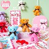 Joyfy 28 Pack Valentine's Day Mini Plush Animal Keychain Set with Gift Cards, Cute Stuffed Toys for Valentines Party Favors School Exchange Prizes - 4 of 4