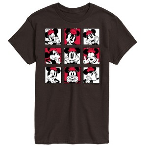 Men's - Disney - Minnie Grid Short Sleeve Graphic T-Shirt - 1 of 4