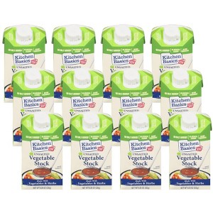 Kitchen Basics Unsalted Vegetable Stock - Case of 12/8.25 fz - 1 of 4