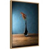 16" x 23" Vase of Flowers by Luiz Laercio Framed Wall Canvas Blue - Amanti Art: Modern Style, Polystyrene Frame, Botanical Theme - 2 of 4