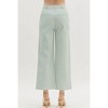 Women's High Waisted Wide Leg Ankle Pants - entro - 3 of 4