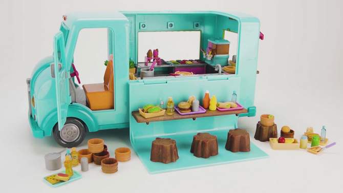Li&#39;l Woodzeez Food Truck and Figurines Deluxe Playset, 2 of 8, play video