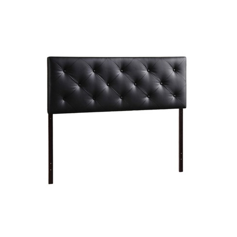 King Baltimore Modern And Contemporary Faux Leather Upholstered