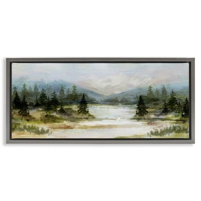 Stupell Industries Vast Country Landscape Rural Mountains, 25" x 11"