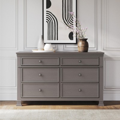 Child Craft Westgate 4-in-1 Convertible Crib, Double Dresser, Chest, and Nightstand 4-Piece Nursery Set, Arrives Fully Assembled