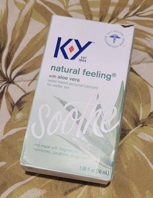K-y Natural Feeling Water-based Lube With Aloe Vera - 1.69 Fl Oz