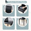 PAGED PU Dining Chairs Comfortable Living Room Chairs Kitchen Chairs with Metal Legs for Living Room, Restaurant - 4 of 4