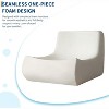 Coucheta L-Shaped Modular Sectional Sofa - Memory Foam Couch with Deep Seating, Green Upholstery - 3 of 4