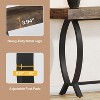 Gulches Farmhouse 70.8" Console Table, Narrow Sofa Entryway Table, Brown - 2 of 4