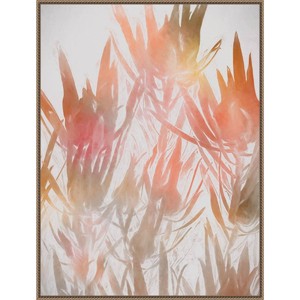 Amanti Art 32"x42" Inca Gold II by Urban Road Framed Canvas Wall Art Print: Modern Style, Lithograph, Vertical Layout - 1 of 4