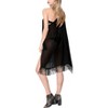 LA LEELA Women's Summer Holiday Swimwear Swim Suit Loose Beach Dress Flowy Beachwear Short Bathing Suit Cover Ups - 2 of 4