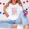 Simply Sage Market Patriotic Coquette Checkered Fruit Garment Dyed Tee - 2 of 4