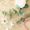 Juvale 200 Pieces 19 Gauge Dark Green Floral Stem Wire for DIY Crafts, 16 In Paper Wrapped Wire for Artificial Flower Arrangements - 2 of 4