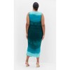 Women's Plus Size Halo Ombre Dress - green | CITY CHIC - 2 of 4
