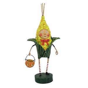 Lori Mitchell 7.0 Inch Corny Guy Halloween Vegetable Figurines - 1 of 3