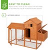 Best Choice Products 80in Wooden Chicken Coop Multi-Level Hen House, Poultry Cage w/ Wire Fence for 4 Birds, Farm - 4 of 4