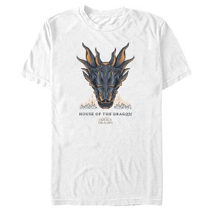 Men's Game of Thrones: House of the Dragon Skull of the Dragon Flames T-Shirt - 1 of 4