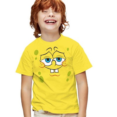 Boys' Short Sleeve Spongebob Confident Face T-Shirt