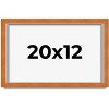 PosterPalooza | Classic Brown Picture Frame - UV Acrylic, Backing Board, Hanging Hardware Included - 2 of 4