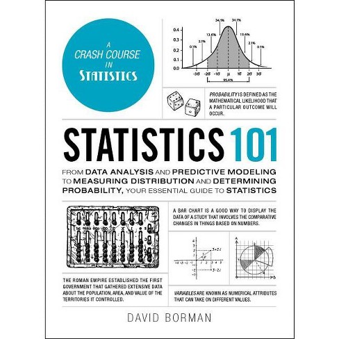 Statistics 101 - (Adams 101) by  David Borman (Hardcover) - image 1 of 1