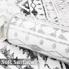 Indoor Washable Low Pile Area Rug, Vintage Accent Mat, Non-Shedding Throw Carpet for Bedroom Nursery Office Living Room Hallway Entrance Laundry Room - 3 of 4