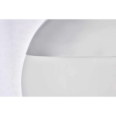 Elegant Brass Pendant Light with Frosted White Glass Shade