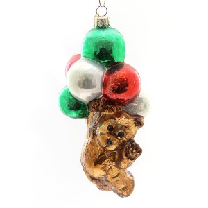 Polonaise Ornament 6.75 In Bear With Balloons Hand-Crafted Poland Tree Ornaments - 1 of 2