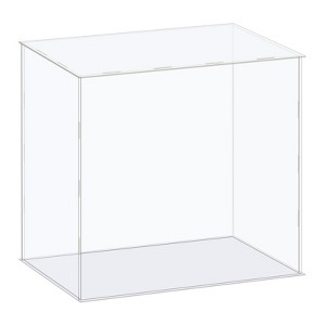 Unique Bargains Acrylic Assembly Dustproof Collectibles Showcase with lid - 1 of 3