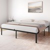 Garvee 14 Inch Bed Frame with Storage,Metal Platform Bed Frame No Box Spring Needed Steel Slat Support, Black - 3 of 4