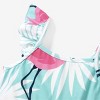 PATPAT Multipack 3pk Girl Toddler Dresses Sleeveless Flamingo Striped Toddler Casual Ruffle Cute Dresses - 4 of 4