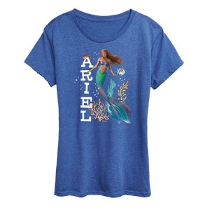 Women's - Disney - Ariel in Water Short Sleeve Graphic T-Shirt - 1 of 4