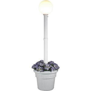 Patio Living Concepts Milano 68001 - White with White Globe Lantern Planter - 1 of 1