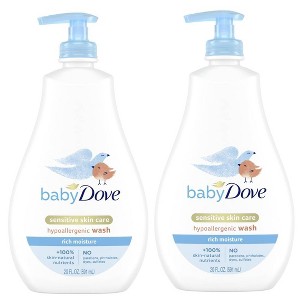 Baby Dove Rich Moisture Baby Wash & Shampoo 20 fl oz - 1 of 4