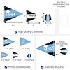 Big Dot of Happiness Light Blue Grad - Best is Yet to Come - Triangle Light Blue Graduation Party Photo Props - Pennant Flag Centerpieces - Set of 20 - 3 of 4