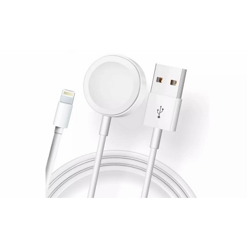 Link Charger 2 In 1 Usb Cable For Apple Watch Iwatch & Iphone/ipad - Great For Home, Work & Travelling :