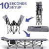 SUGIFT Folding Camping Cot & Bed Heavy-Duty for Adults Kids w/ Carrying Bag - 3 of 4