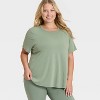 Women's Crewneck Leggings Friendly Short Sleeve T-Shirt - All In Motion™ - 3 of 3