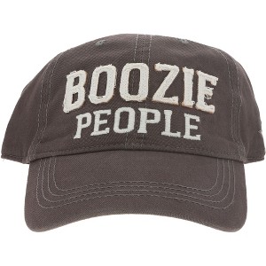 Pavilion Gift Company - Boozie People - Dark Gray Adjustable Hat - Hats - 1 of 4