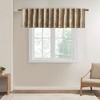 MAYEERTY Faux Silk Waterfall Embellished Valance - 2 of 4