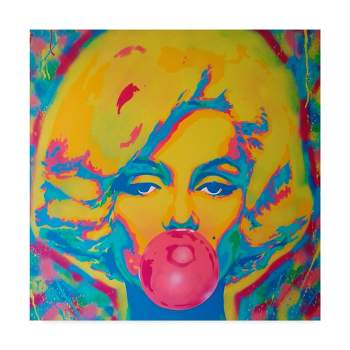 18" x 18" Candy Girl by Abstract Graffiti - Trademark Fine Art