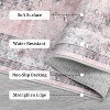 Runner Rug Machine Washable Non-Slip Kitchen Hallway Vintage Distressed Carpet Throw Floor Medallion Area Rug - 4 of 4