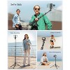 62" Phone Tripod & Selfie Stick, Extendable Cell Phone Tripod Stand - 2 of 4