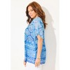 Catherines Women's Plus Size Georgette Peasant Duster - 4 of 4