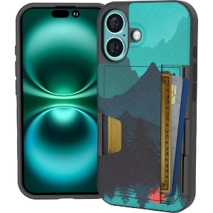 Smartish iPhone 16 Wallet Case - Wallet Slayer Vol 2 Credit Card Kickstand Holder - 1 of 4