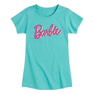 Girls' - Barbie - Sketch Original Fitted Short Sleeve Graphic T-Shirt - 1 of 4