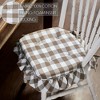 Annie Buffalo Check Portabella Ruffled Chair Pad 16.5x18 - 4 of 4