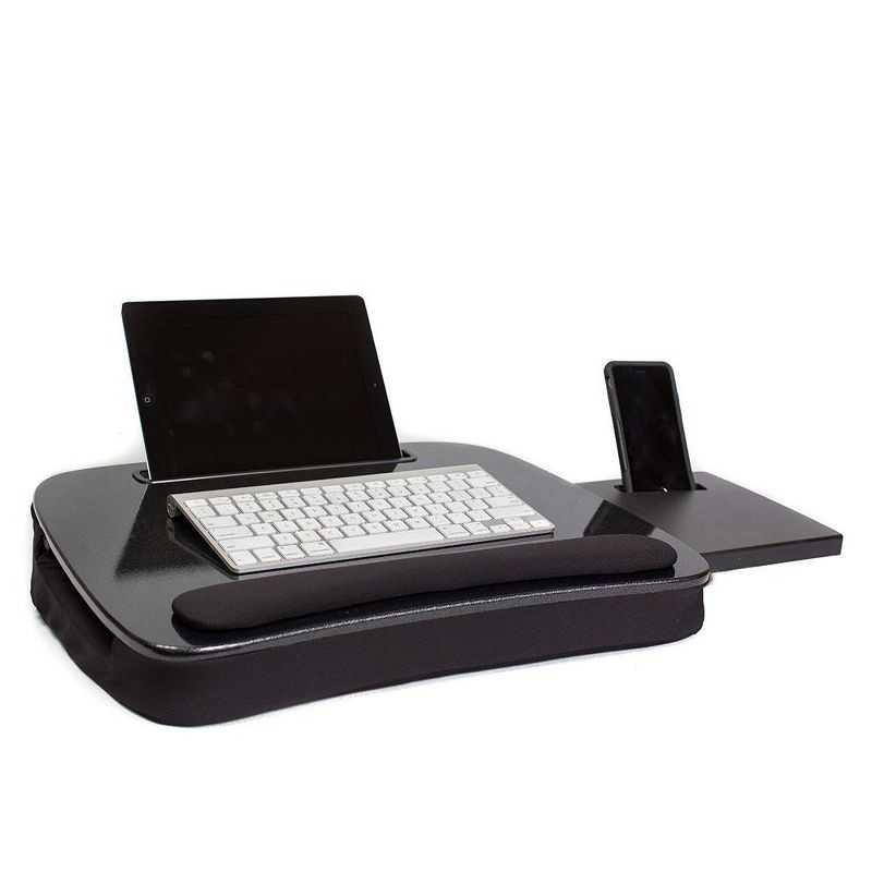 Sofia + Sam Multi Tasking Memory Foam Lap Desk (Black Top) - Supports Laptops Up to 15 Inches, 4 of 9