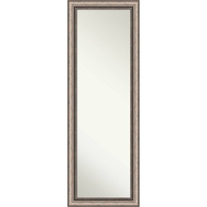 Lyla Ornate Framed Full Length On the Door Mirror Silver - Amanti Art: Polystyrene Frame, No Assembly Required - 1 of 4