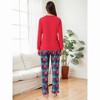 INSPIRE CHIC Men's Sleepwear Long Sleeve Tops and Pants Plaid Family Pajamas Set - 3 of 4